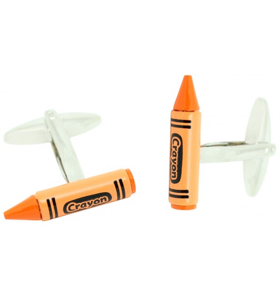 Gemelos Crayon pintura naranja