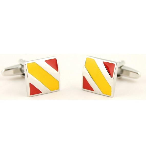 Gemelos Cuadrado Bandera de España