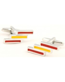 Spain Flag Cufflinks 