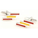 Spain Flag Cufflinks 