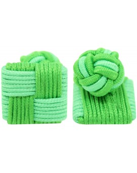 Gemelos Cuadrado Elástico Verde y Verde Manzana