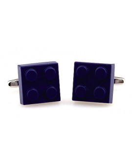 Blue LEGO Brick Cufflinks 