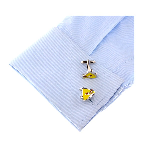 Yellow Angry Birds Cufflinks