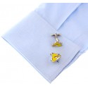 Yellow Angry Birds Cufflinks