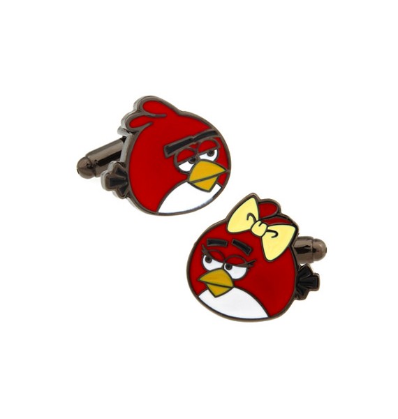 Angry Birds Love Cufflinks 