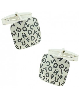 Gemelos Letras Plata 925