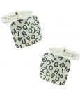 Sterling Silver Letters Cufflinks for shirt