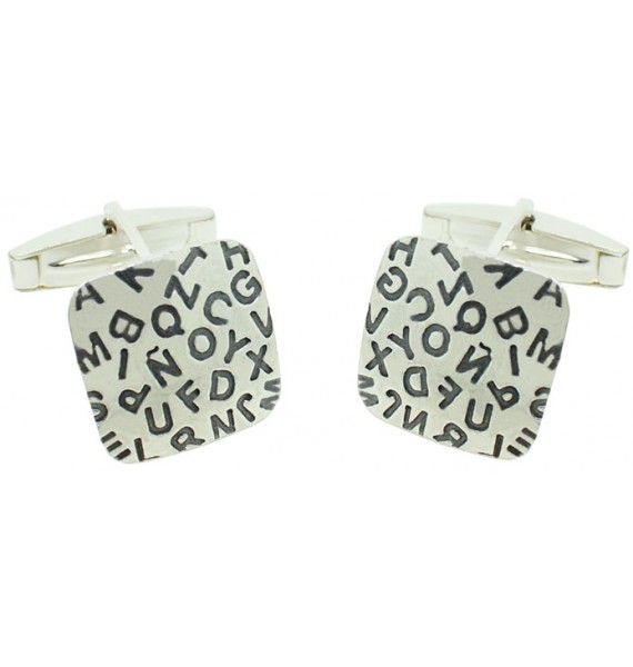 Gemelos Letras Plata 925