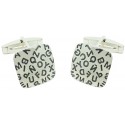 Sterling Silver Letters Cufflinks for shirt