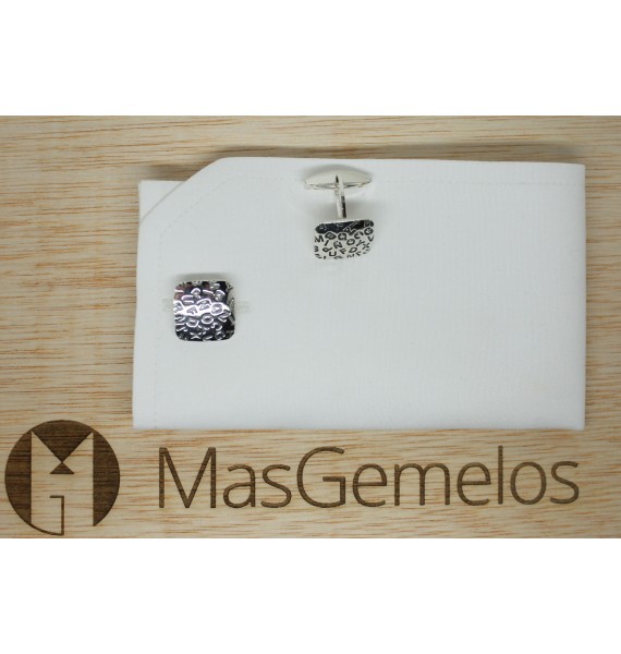 Sterling Silver Letters Cufflinks for shirt