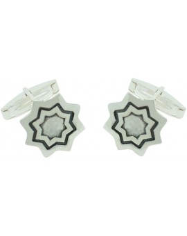 Sterling Silver Star Cufflinks 2