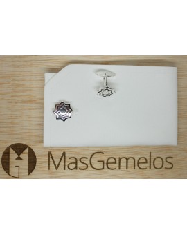 Gemelos Estrella Plata 925