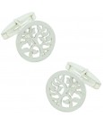 Sterling Silver The Tree of Life Cufflinks