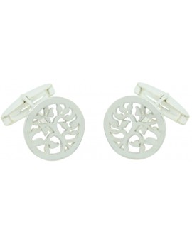 Sterling Silver The Tree of Life Cufflinks 2