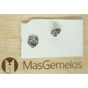 Sterling Silver Lion Head Cufflinks