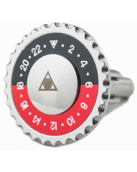 Black and Red for shirt Speedometer Official Cufflinks