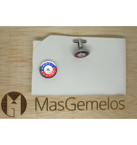 Gemelos Speedometer Official Azul y Rojo presentacion