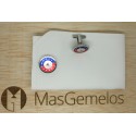 Red and Blue Speedometer Official Cufflinks
