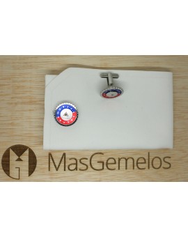 Red and Blue Speedometer Official Cufflinks