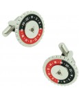 Black and Red for shirt Speedometer Official Cufflinks