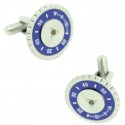 Gemelos speedometer Azul para camisa