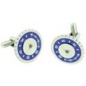 Blue Speedometer Official Cufflinks