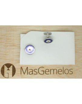 Blue Speedometer Official Cufflinks