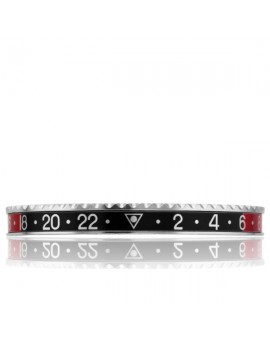 Pulsera negra y roja Speedometer Official 