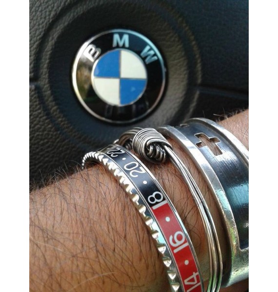 Red and Black Speedometer Official Bracelet 