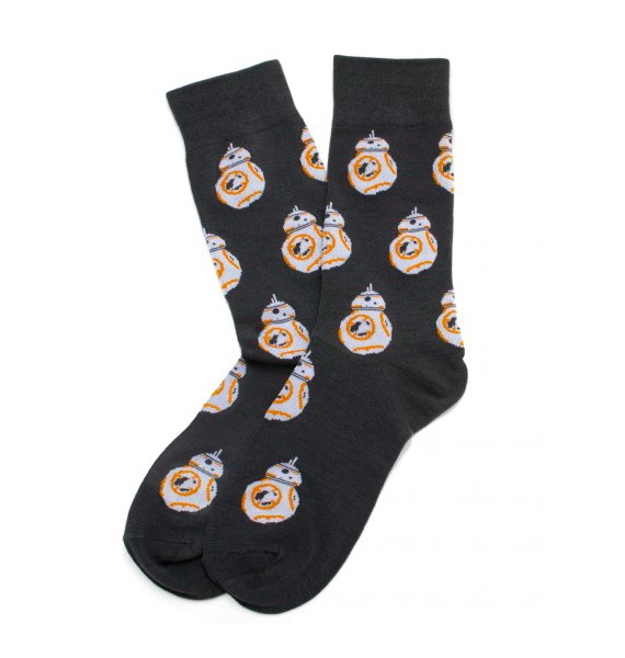 Grey BB-8 Star Wars Socks