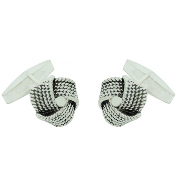 Gemelos de camisa madeja Plata 925