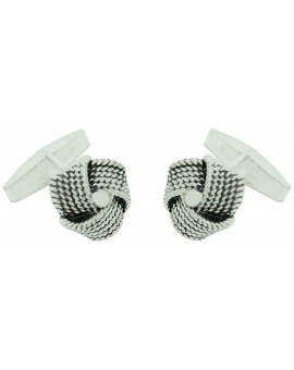 Gemelos de camisa madeja Plata 925