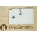 Gemelos de camisa Nudo Doble Plata 925