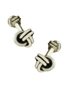 Gemelos de camisa Nudo Doble Plata 925