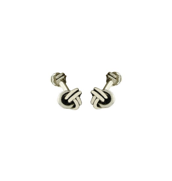 Gemelos de camisa Nudo Doble Plata 925
