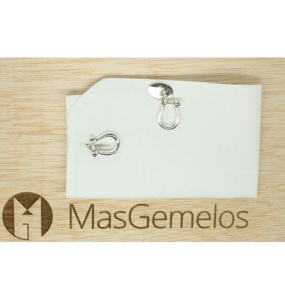 Sterling Silver Hooking Cufflinks