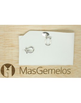 Gemelos para camisa Mosquetón Plata 925