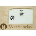 Sterling Silver Chess Cufflinks