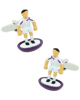Real Madrid Subbuteo Player Cufflinks 
