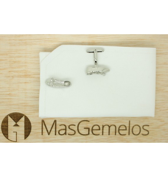 Gemelos manoletina torero plateado camisa