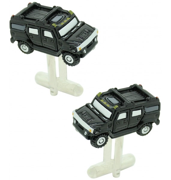 Black Hummer Cufflinks 