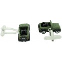 Green Jeep Willys Cufflinks 