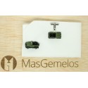 Gemelos coche willys jeep para camisa