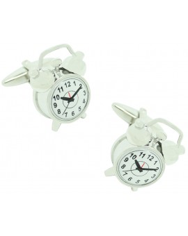 Alarm Clock  3D Cufflinks