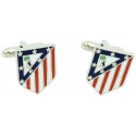 Atletico Madrid Cufflinks 