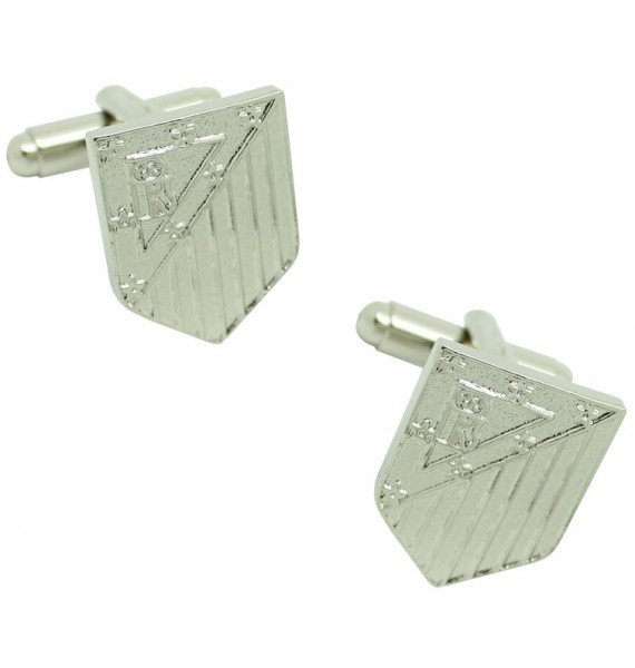 Silver Plated Atletico Madrid Cufflinks 