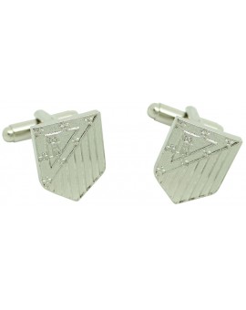 Silver Plated Atletico Madrid Cufflinks  2