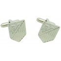 Silver Plated Atletico Madrid Cufflinks 