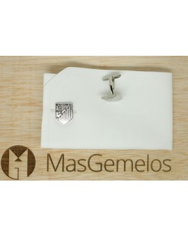 Gemelos Atlético Madrid Plateado 