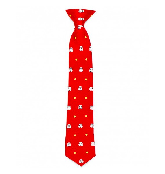 Red Trooper Dot Tie for Boys 